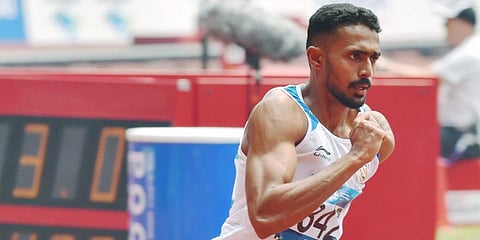 India’s leading quarter-miler Muhammed Anas (Photo | PTI)