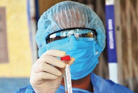 Samples of contacts of COVID patients in Belagavi, BIMS Hospital. (PHOTO | ASHISH KRISHNA HP, EPS)