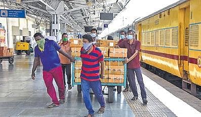 Railways launches home delivery of parcels