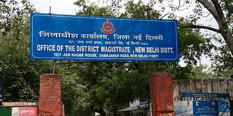 Office of the New Delhi district magistrate. (photo| Special Arrangement)