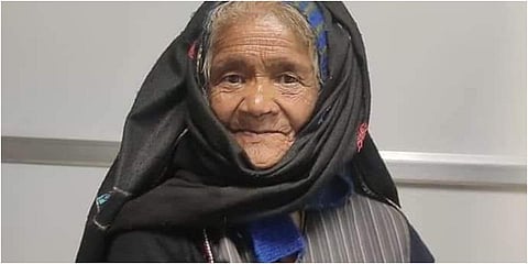 Darshani Devi Rauthan (80) from Rudraprayag of Uttarakhand.