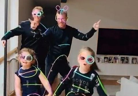 Australia cricketer David Warner and his family have now moved on to Punjabi numbers.