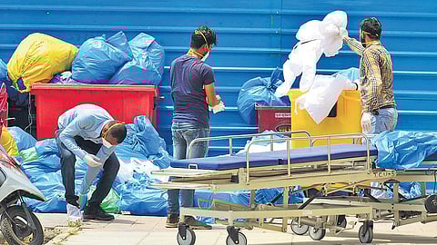 LSGD has proposed that the state chief electoral officer make political parties and candidates financially accountable for the tonnes of waste generated during Lok Sabha election campaigns.