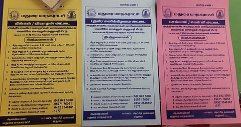 The tricolored passes with details of movement during the lockdown. (Photo | EPS)