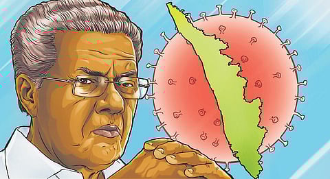 Kerala CM Pinarayi Vijayan. (Photo | Express Illustrations)