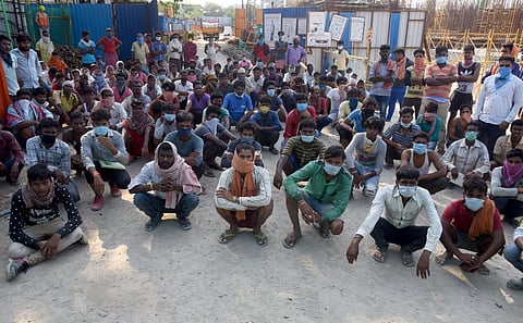 The Centre on Friday allowed inter-state movement of migrants in the country who are stuck in various states without work and wages due to the lockdown. (Photo | EPS)