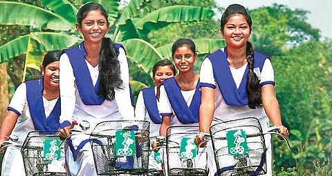 The Sabooj Sathi scheme helped boost confidence among girls, particularly in rural pockets, and improved dropout rate. | EXPRESSJHARKHAND