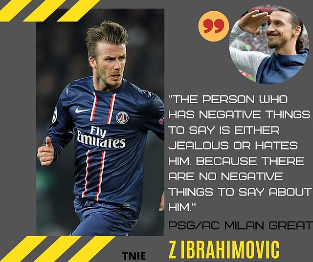 Zlatan Ibrahimovic: “The person who has negative things to say is either jealous or hates him. Because there are no negative things to say about him.”