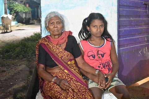 Sukhmati with one of her granddaughters (Photo | EPS)