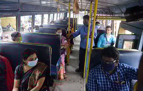 A KSRTC bus (Photo | Vincent Pulickal, EPS)