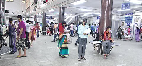 A scene of OPD at Ram Manohar Lohia Hospital | Anil Shakya