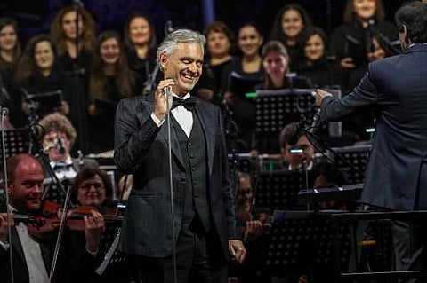 Italian music icon Andrea Bocelli. (Photo | AFP)