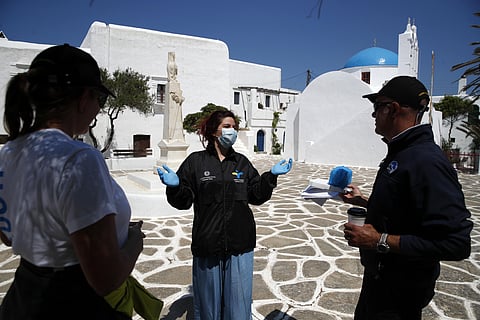 No cases have been detected on the vast majority of the Greek islands, which are popular vacation spots. (Photo | AP)