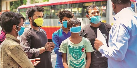 With 47 deaths and 869 discharges, there are 1,793 active coronavirus cases in Karnataka, the department said in its mid-day bulletin. (Photo | PTI)
