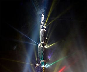 The Burj Khalifa, the world tallest building at 828 metres opened Monday in Dubai, UAE (Photo | AP)