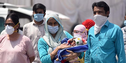 The use of handkerchief, towels etc was prohibited in Indore and was not included in the category of masks. (Photo| ANI)