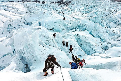 Take the tour on Air Pano, which comes in two parts, making it easier to choose what you want to see. You can also download the app Mount Everest 3D.