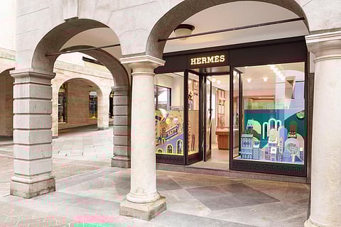 A recently opened store of Hermes. (Photo | Hermes, Twitter)
