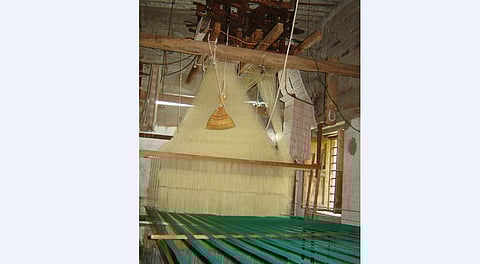 A closed power loom unit in Arni (Photo | EPS)