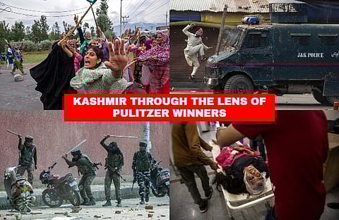 The story of the crackdown on Kashmir last August was difficult to show to the world. Check out those hard-hitting photos through the lens of 2020 Pulitzer Prize-winning photographers. (Photo | AP)