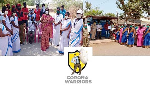 Corona warriors at PHCs besides pharmacists and ASHA works are getting masks thanks to CRED community