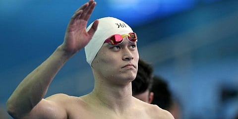 Disgraced Chinese swimming star Sun Yang (Photo | AP)