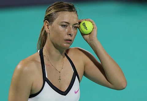 Maria Sharapova of Russia. (Photo | AFP)