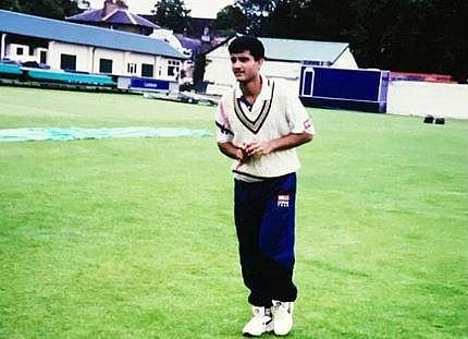 Sourav Ganguly shared a throwback picture of him training at the Lord's Cricket Ground.