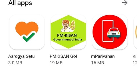 Aarogya Setu app in Google Play Store