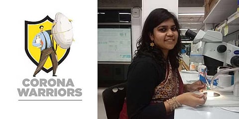 Manal Shakeel is spreading awareness on Covid via YouTube. (EPS)