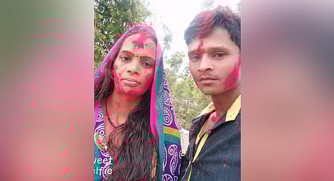 Rajkumar Puri with wife Gayatri