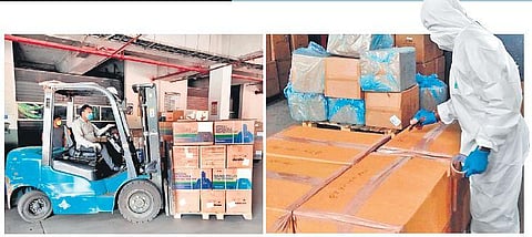 Shipments being checked at Delhi International Airport Limited (DIAL) following the government’s COVID guidelines