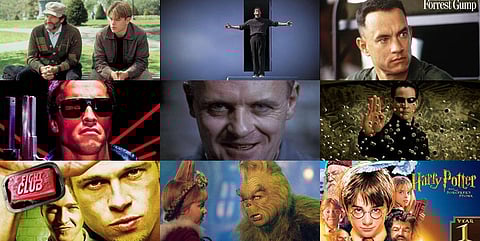 90s Hollywood movie posters. (Photo | Instagram)