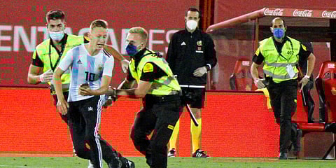 Coronavirus impact: La Liga to file charges against Messi fan who invaded field