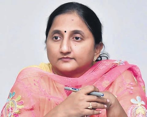 Krishna district Joint Collector Dr K Madhavi Latha.