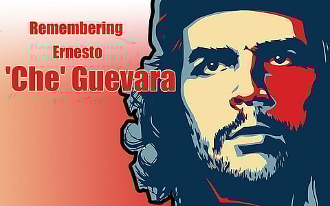 Ernesto Rafael Guevara de la Serna, commonly known as 'Che', was born on this day in the year 1928. June 14, 2020 marks the 92nd birth anniversary of the revolutionary and the 'theoretician and tactician' of the Guerrilla warfare. (Graphic | Sunish P Sure
