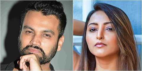 Sandalwood actors Tilak Shekar and Meghana Gaonkar (R). (Photo| IMDb)