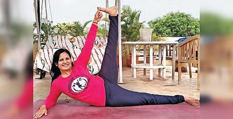 Yoga practioner Ronica Kumar