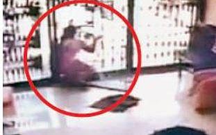 As per reports, the door shattered on the impact due to the inferior quality of glass used in it.