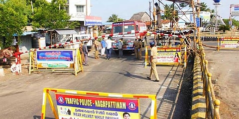 The district administration has appealed to people who bypassed police checks and entered the district through thee katcha roads to declare themselves as most cases testing positive are from Chennai. (Photo | EPS)