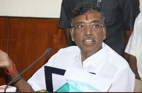 Tamil Nadu Higher Education Minister KP Anbazhagan. (Photo | Twitter)