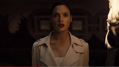 Gal Gadot as Wonder Woman in the Justice League  sneak peek. (Photo | YouTube Screenshot)