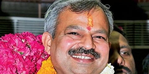Newly appointed Delhi BJP chief Adesh Kumar Gupta
