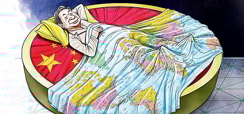 Since President Xi took office in 2013, China has flexed its military muscle in disputes with India, Japan, Vietnam, Malaysia, Indonesia, Philippines and Taiwan. (Express Illustrations | Amit Bandre)