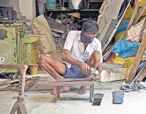 For instance, the provisions of the Factories Act, 1948, have been suspended. (Photo|Martin Louis, EPS)