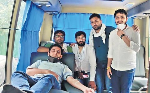 The NSUI organised the blood donation camp as gift to Rahul Gandhi who didn't celebrate his birthday to show respect for soldiers who lost their lives in Galwan Valley.