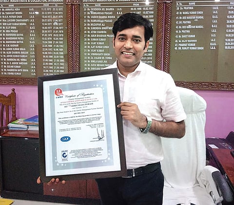 Ranjit Kumar Singh, director of the Primary Education Department in  Patna.