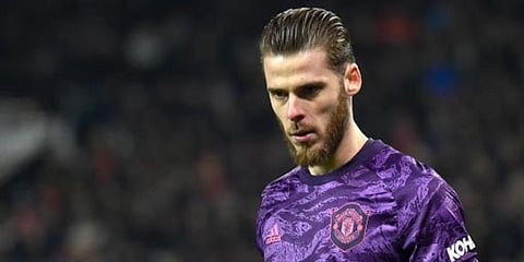 Manchester United goalkeeper David de Gea (Photo | AP)