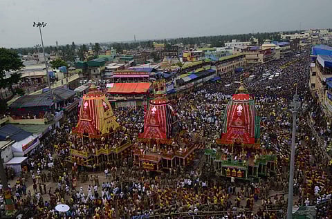 FILE PHOTO | World famous Ratha Yatra in Puri. (Photo | EPS /Biswanath Swain)