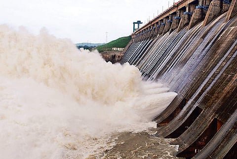 Last year, the dam authorities had released the first flood water from the dam on August 14. (File Photo | EPS)